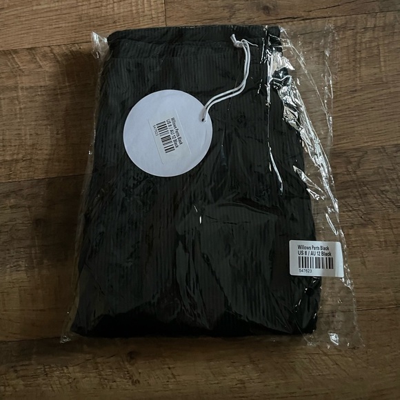 PRINCESS POLLY Willows Pants Black - Picture 2 of 3